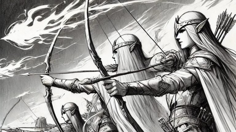 high elves archers warhammer the old world